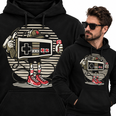 BLUZA Z KAPTUREM  ANIMOWANA LET`S PLAY